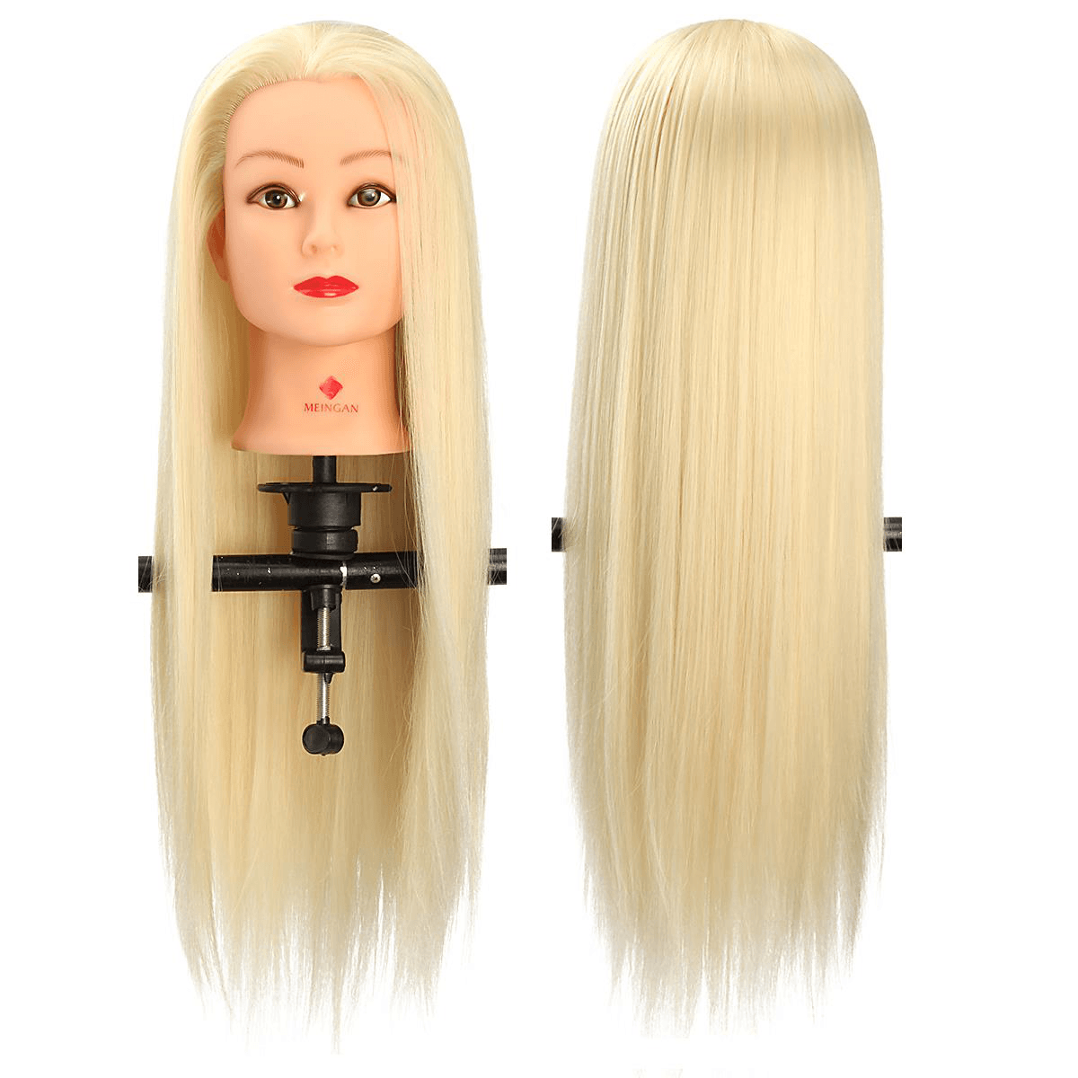 29'' Hair Salon Hairdressing Training Practice Model Mannequin Doll Head with Clamp