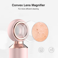 Visual Blackhead Vacuum Remover with Magnifier LED Light Face T Zone Pore Cleaner Acne Black Pimple Electric Blackhead Removal