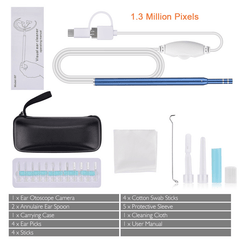 3 In1 USB HD Visual Ear Spoon 5.5Mm Android PC Ear Pick Otoscope Borescope Tool Health Careear Cleaning Endoscope