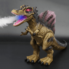 Walking Dinosaur Spinosaurus Light up Kids Toys Figure Sounds Real Movement LED