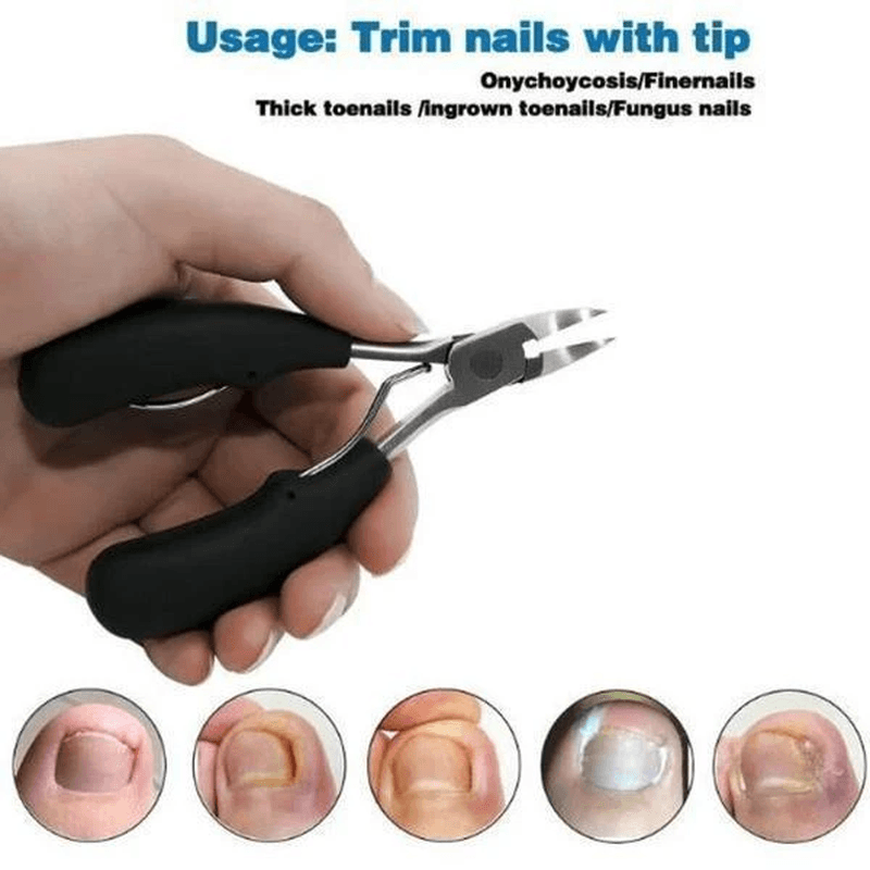 Stainless Steel Chick-Nosed Pliers Decoration Nail Toenail Tool Large Mouth Nail Clippers