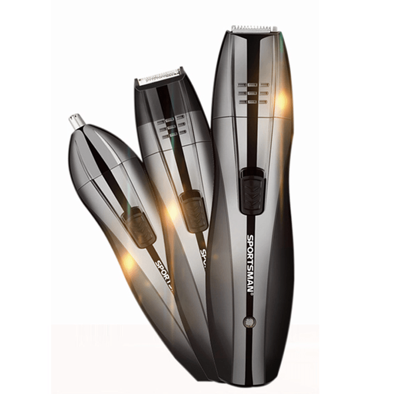 3In1 Rechargeable Cordless Electric Hair Clipper Shaver Razor Beard Hair Nose Trimmer Wet/Dry