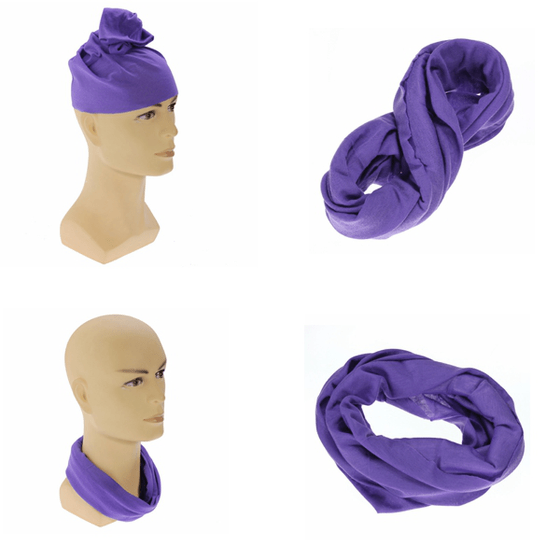 Multifunción Unisex Bandanas Head Wrap Bufanda Muñequera Sombrero Hombres Mujeres 9 colores