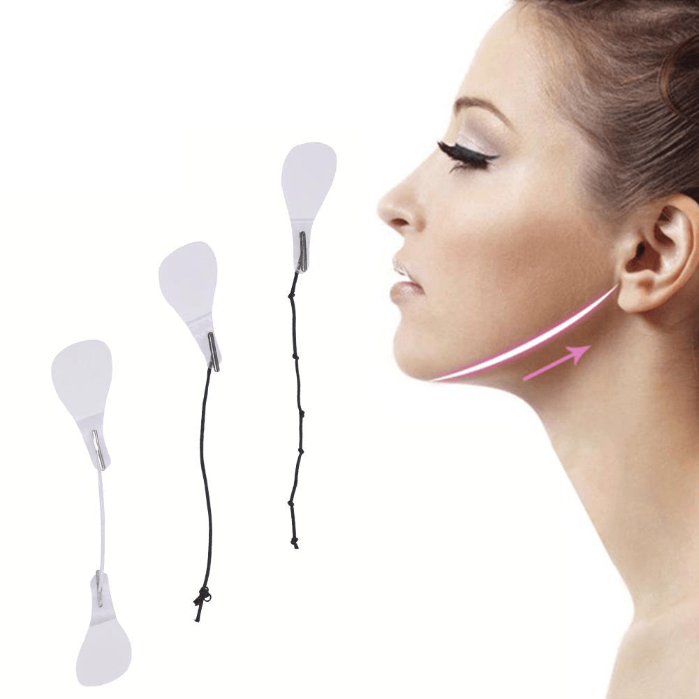 40Pcs/Set Invisible Thin Face Stickers V-Shape Face Facial Line Wrinkle Sagging Skinface Lift up Fast Chin Adhesive Tape