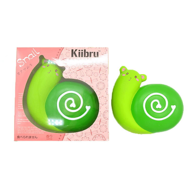 Kiibru Squishy Snail Jumbo 12Cm Licensed Slow Rising Scented Original Packaging Collection Gift Decor Toy