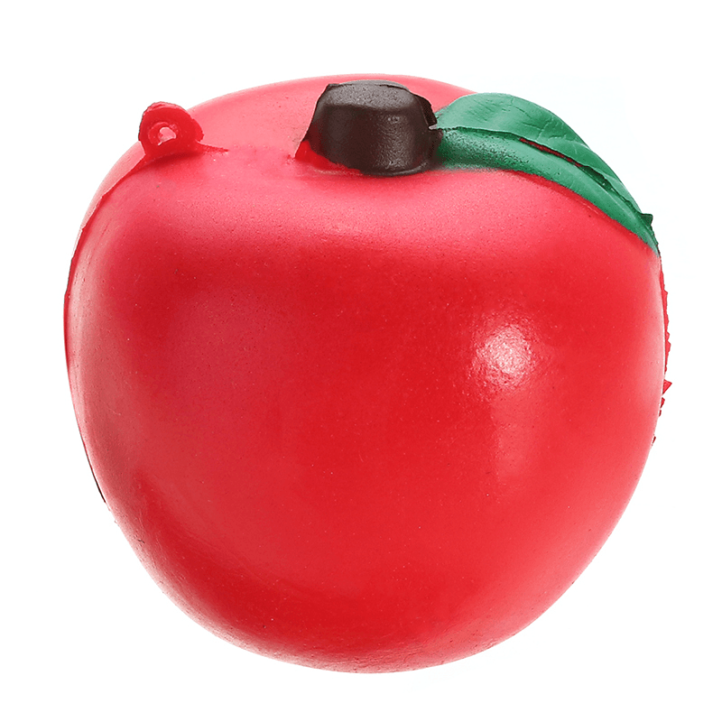 Squishy Red Apple 7Cm Soft Slow Rising Fruit Collection Decor Gift Toy