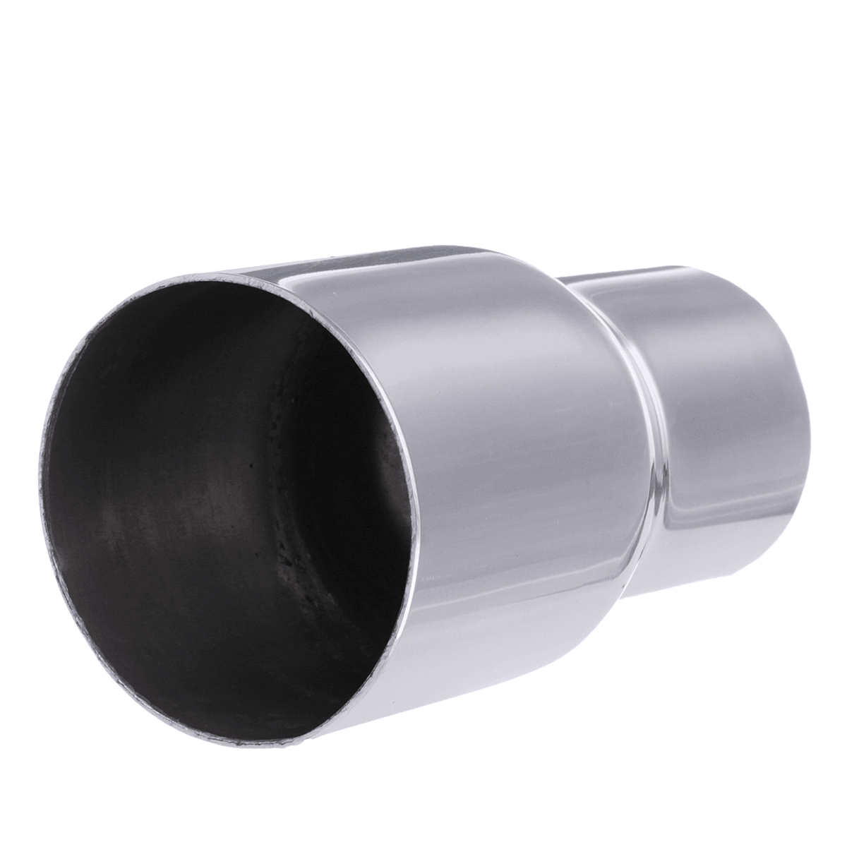 50 mm bis 38 mm Universal-Auspuff-Reduzierstück-Verbindungsrohr-Adapter aus Edelstahl