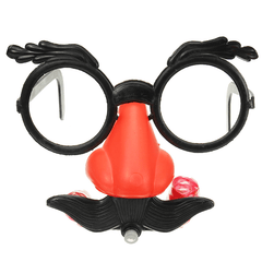 Funny Glasses with Big Nose and Mustache Clown Toys