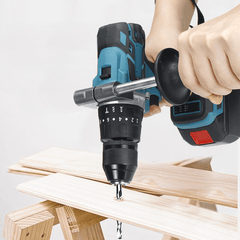 Electric Cordless Drill 2 Speed Brushless with Batteries & Handel