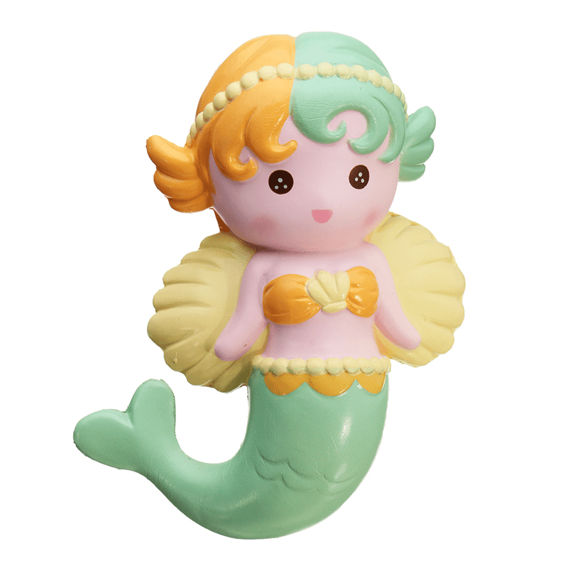 Oriker Squishy Angel Mermaid 16Cm Soft Sweet Slow Rising Original Packaging Collection Gift Decor