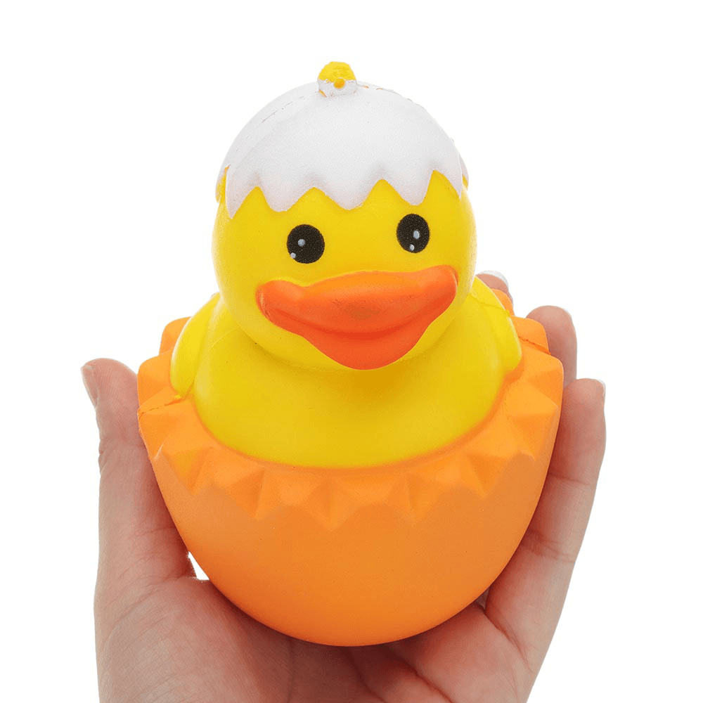 Cartoon Yellow Duck Squishy 9.5*8CM Slow Rising with Packaging Collection Gift Soft Toy