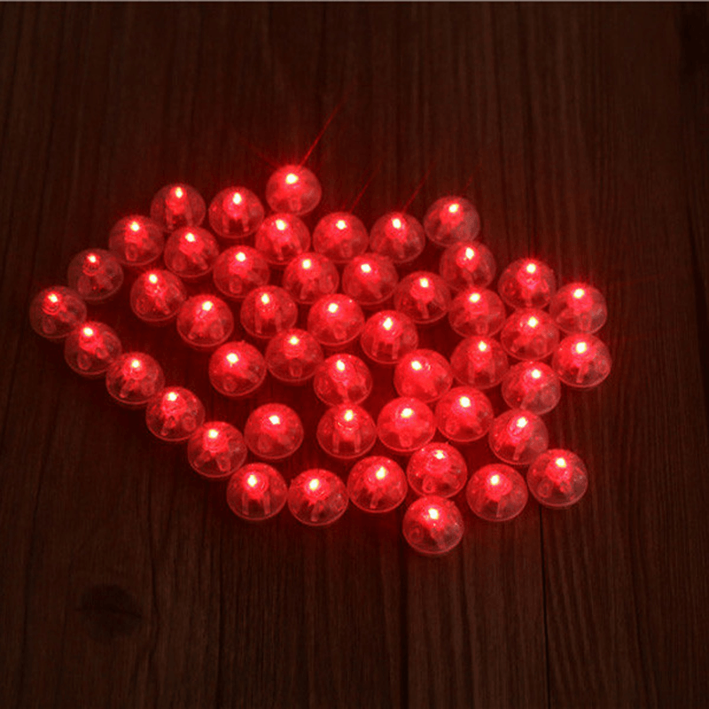 25 Stück 1,7 cm runde LED-Ballon-Licht-Lampe, leuchtende Ballon-Lichter, Geburtstag, Hochzeit, Party-Dekoration