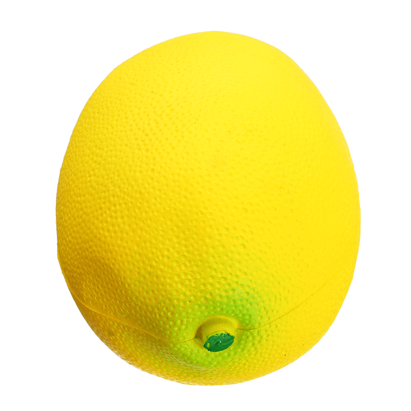 Squishy Yellow Lemon 12Cm Big Soft Slow Rising Fruit Collection Gift Decor Toy