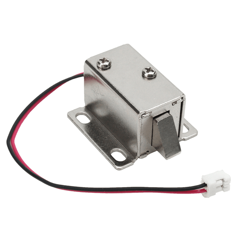 12V 0.34A Electronic Lock Catch Electric Release Assembly Solenoid for Door Gate Drawer