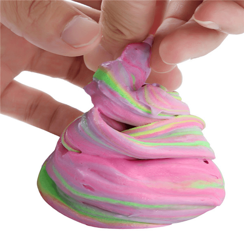 DIY Fluffy Floam Slime Scented Stress Relief No Borax Kids Toy Sludge Cotton Mud to Release Clay Toy