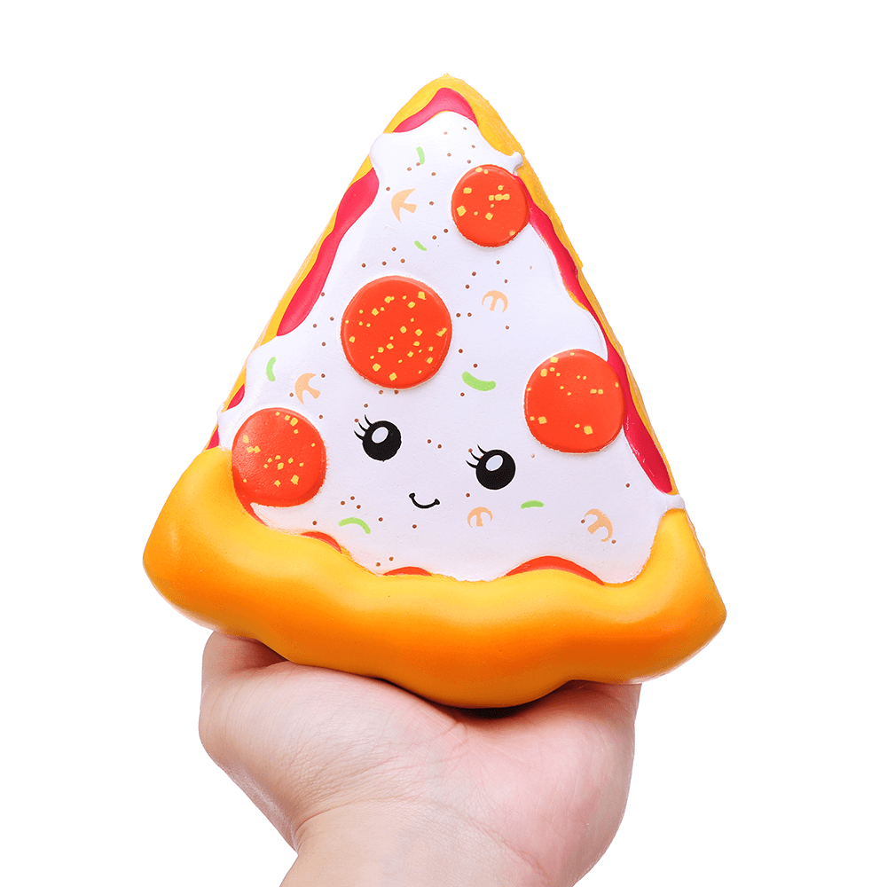 Kiibru Pizza Squishy 14.5 * 13.5 * 5Cm Juguete suave de crecimiento lento con embalaje original