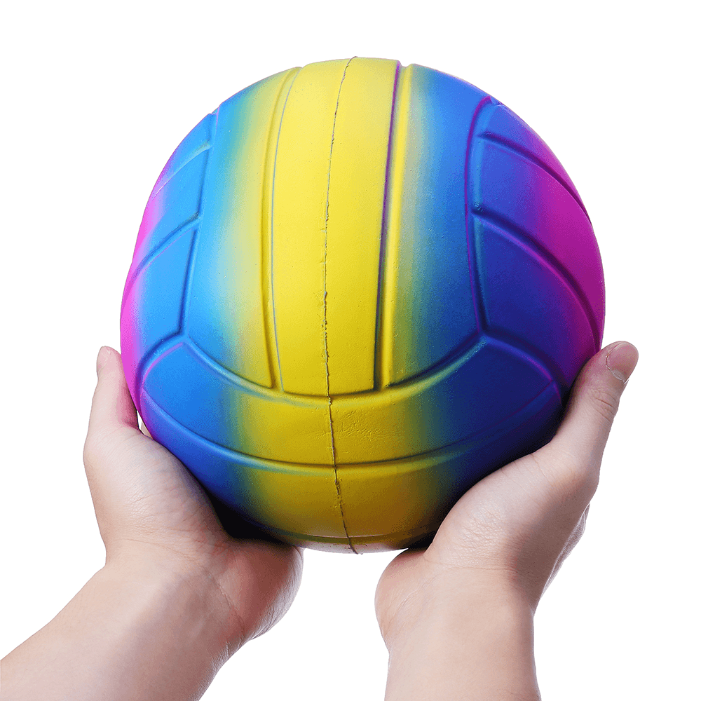 Cooland Riesiger Galaxie-Volleyball-Squishy, ​​20 cm, riesiges, langsam steigendes Spielzeug, Cartoon-Geschenkkollektion