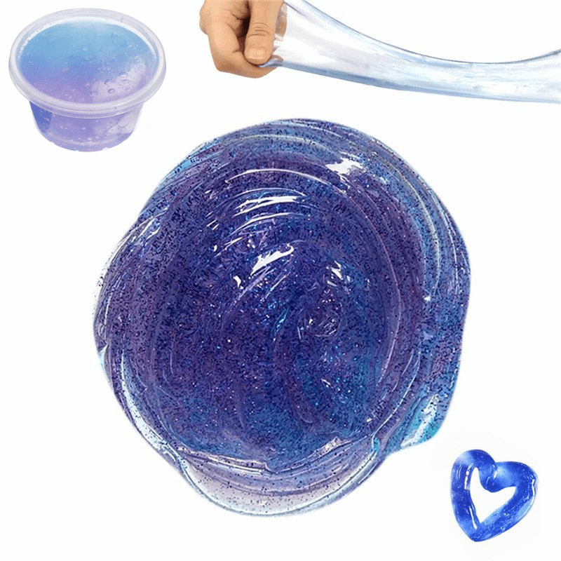 100Ml Hot Galaxy Crystal Slime Putty Kid Adult Relax Toy Prank Party Favor Props