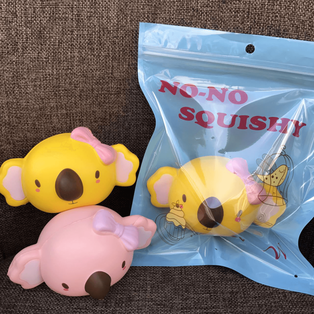 NO NO Squishy Koala Bear Slow Rising with Packaging Collection Gift Decor Soft Squeeze Toy