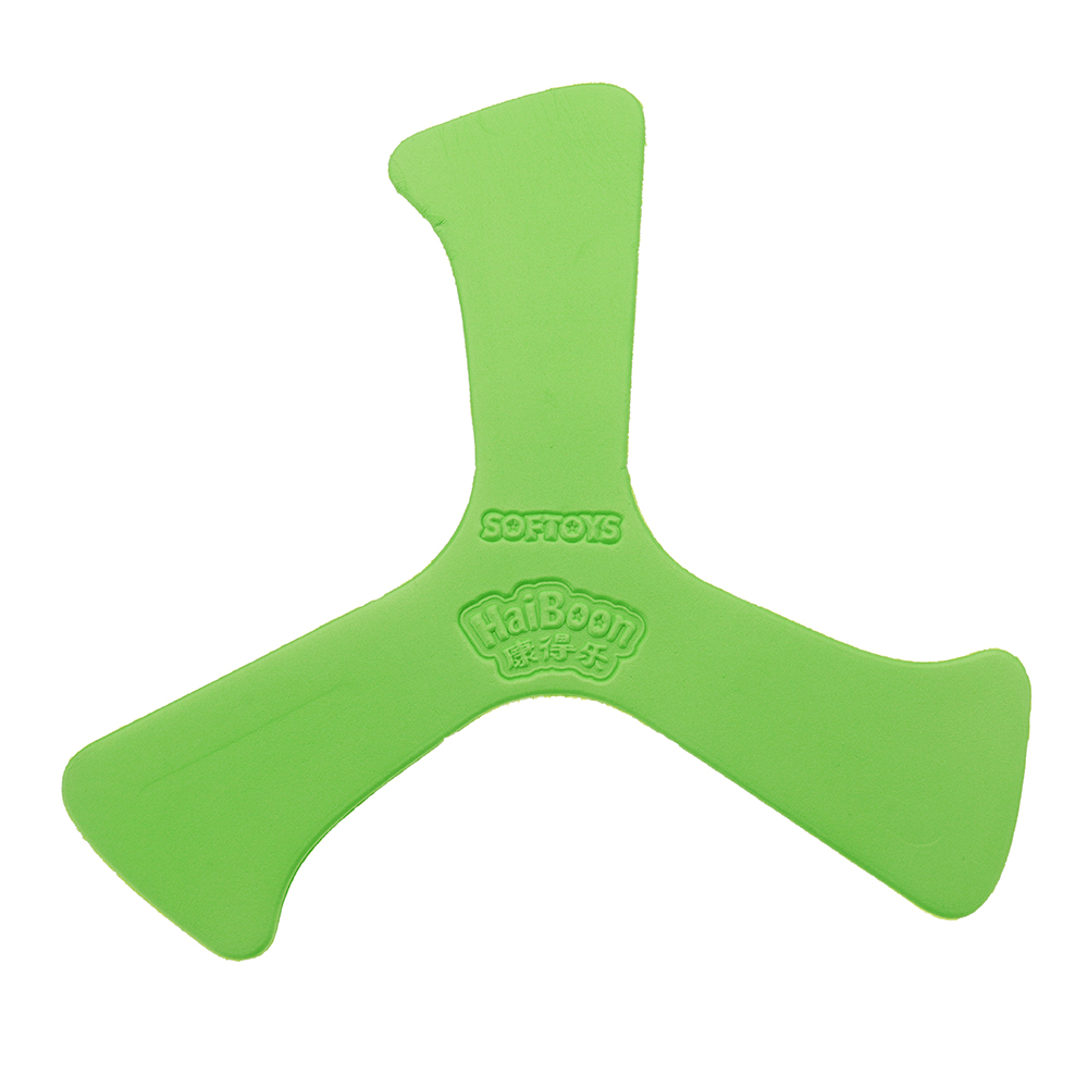 Softoys Eva Material Boomerang Throw Indoor Toy Safety Grasping Movement Ability Plane Toy