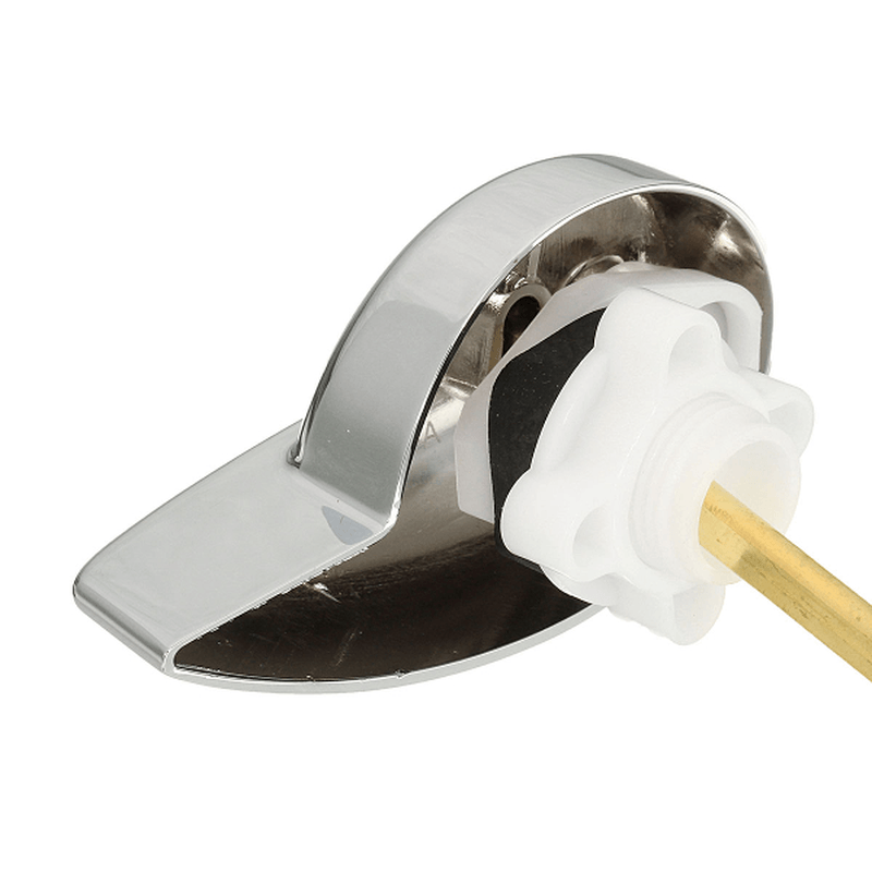 Chrome Finish Universal Toilet Tank Flush Lever Brass Side Mount Handle