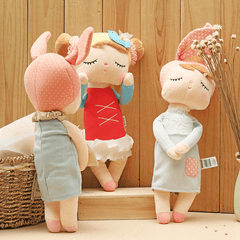 Metoo Angela Plush Lace 33CM Rabbit Dolls Stuffed Toys for Children Girl Kids Gift