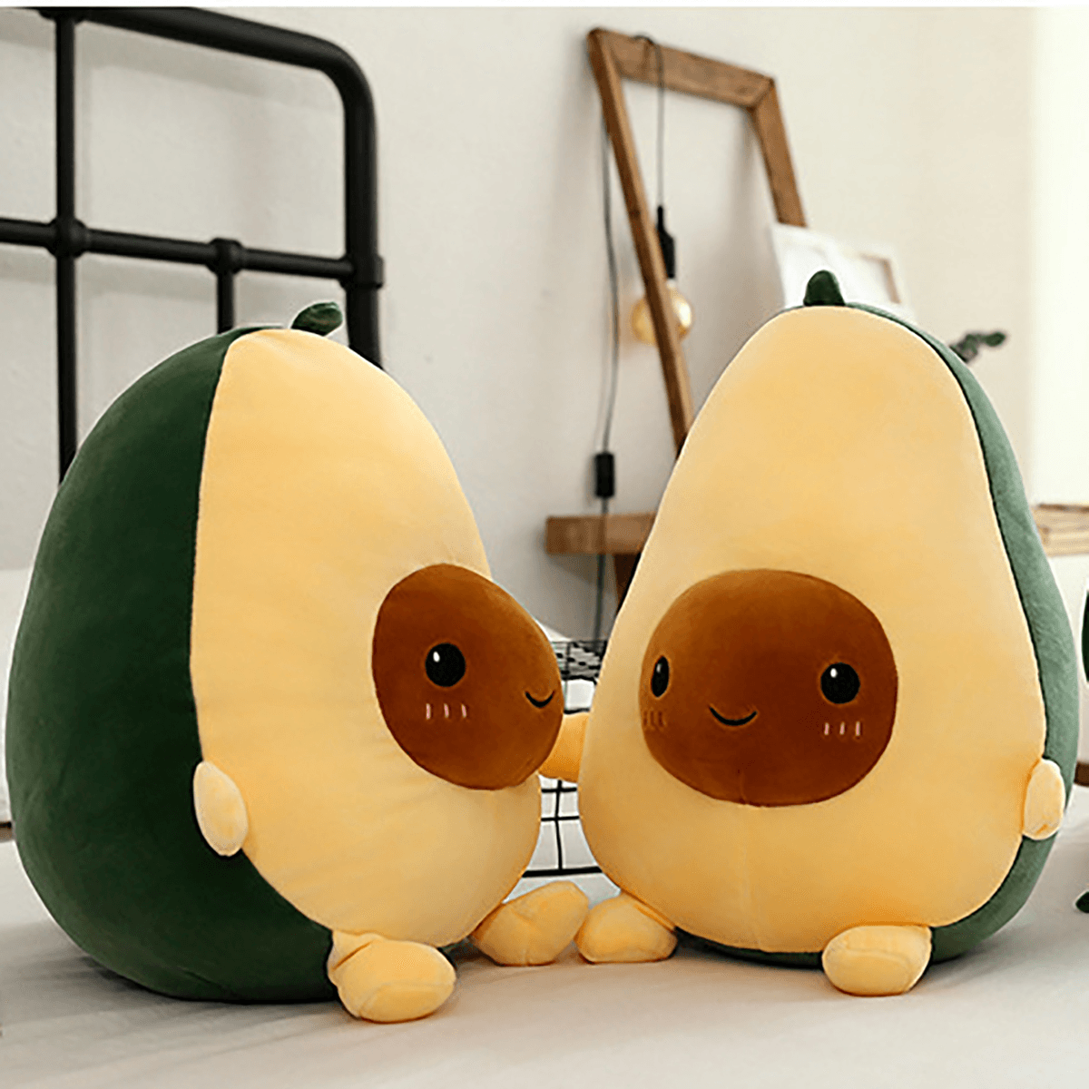 25/35/60 CENTIMETRI Carino Avocado Farcito Peluche Morbido Baby Doll Cartone Animato Frutta Cuscino Cuscino del Divano per I Bambini regalo di compleanno