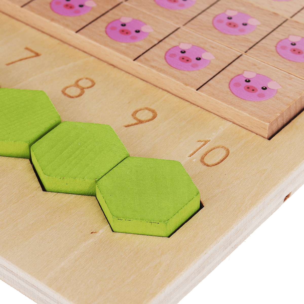 Kinder Holz Zählen Montessori Spielzeug Zahlen Match Bildung Unterricht Mathe Spielzeug