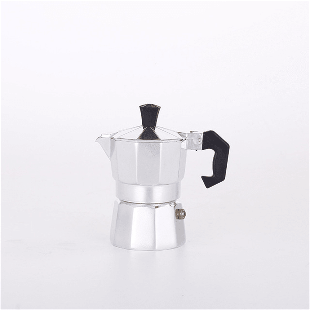 Moka Express Espresso Maker 1/2/3/6/9/12 Cup Aluminum Mocha Pot Ergonomic Handle Safety Relief Valve More Convenient to Drink Coffee