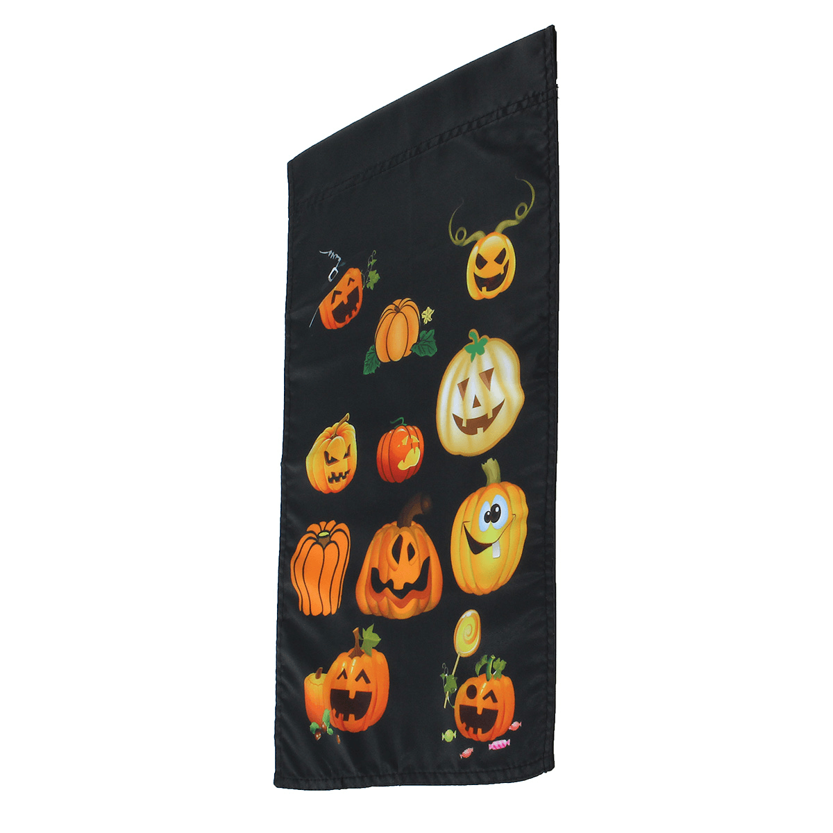 30 x 45 cm Halloween-Polyester, niedliche Kürbisse, Flagge, Garten-Feiertagsdekoration