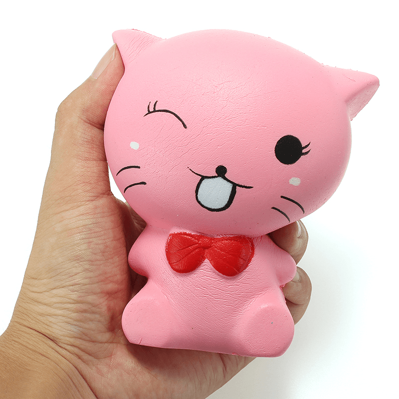 Squishy Cat Kitten 12Cm Soft Slow Rising Animals Cartoon Collection Gift Decor Toy