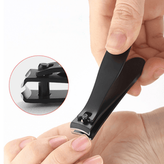 Stainless Steel Black Large Nail Clippers for Trimming Hands and Feet Nails Creative Nail Clipper