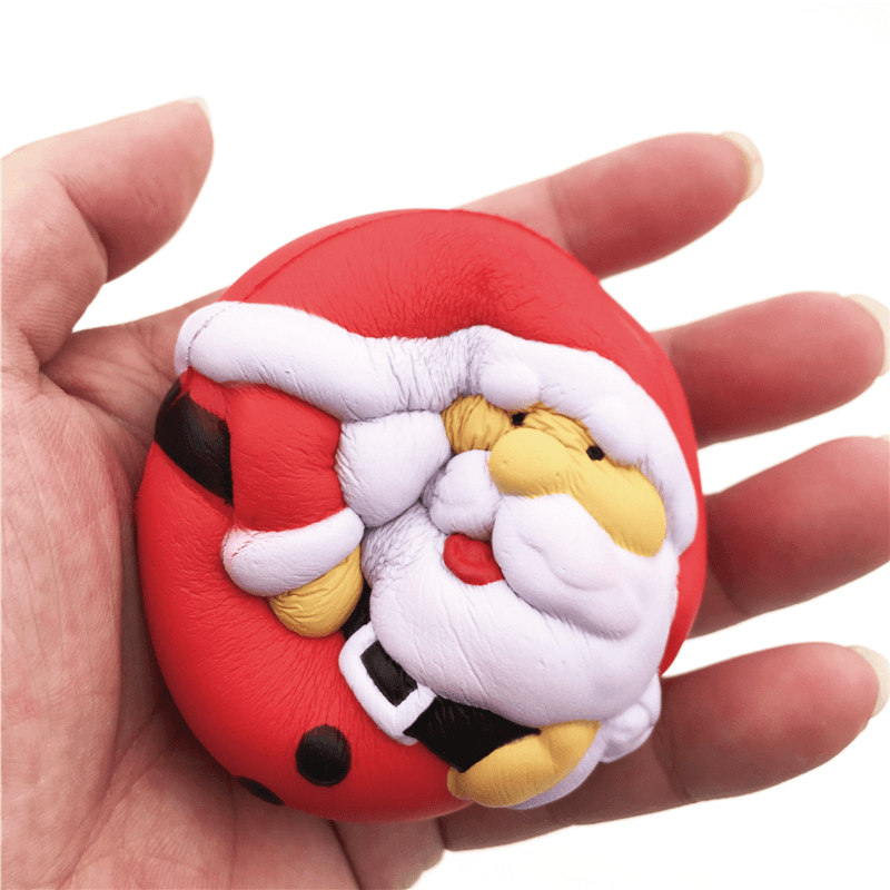 Squishyfun Squishy Schneemann, Weihnachtsmann, Weihnachtsmann, 7 cm, langsam aufsteigend, mit Verpackung, Sammlung, Geschenkdekoration