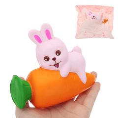 Rabbit Squishy 13*11.5*5 CM Slow Rising with Packaging Collection Gift Soft Toy