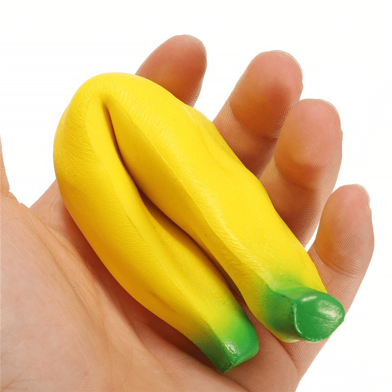 Areedy 17Cm Banana Squishy Super Slow Rising Simulation Fruit Kid Toy Christmas Gift