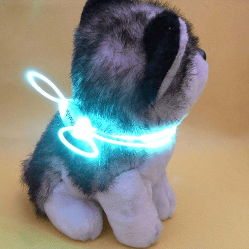 Bunte LED-Hundehalsbandkette mit leuchtendem Licht, LED-Nachtlichthalsband für Hunde und Katzen