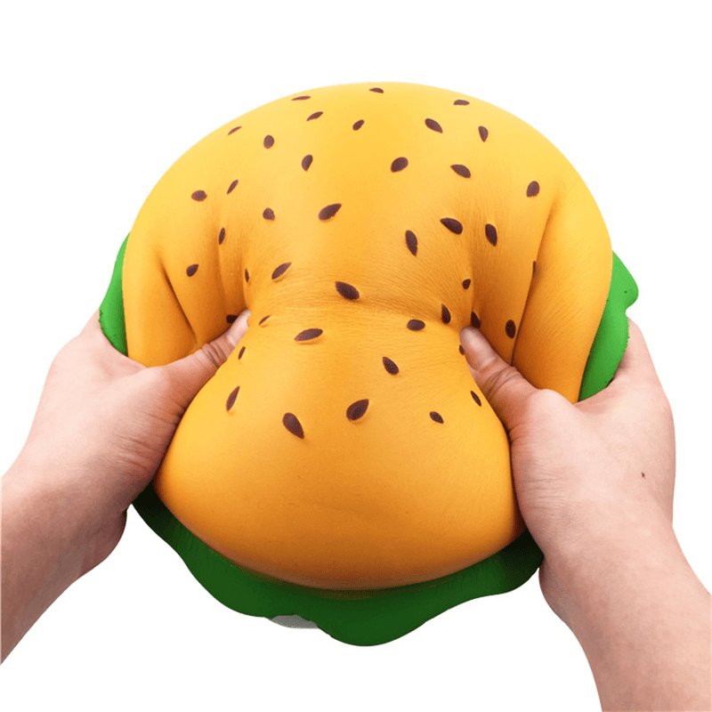 Giant Squishy Cheese Burger Humongous Hamburger 25CM Slow Rising Rebound Jumbo Gift Collection Decor Toys