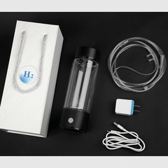 3-IN-1 430ML Hydrogens-Rich Water Cup Portable Water Filter Bottle 3 Minutes Electrolys