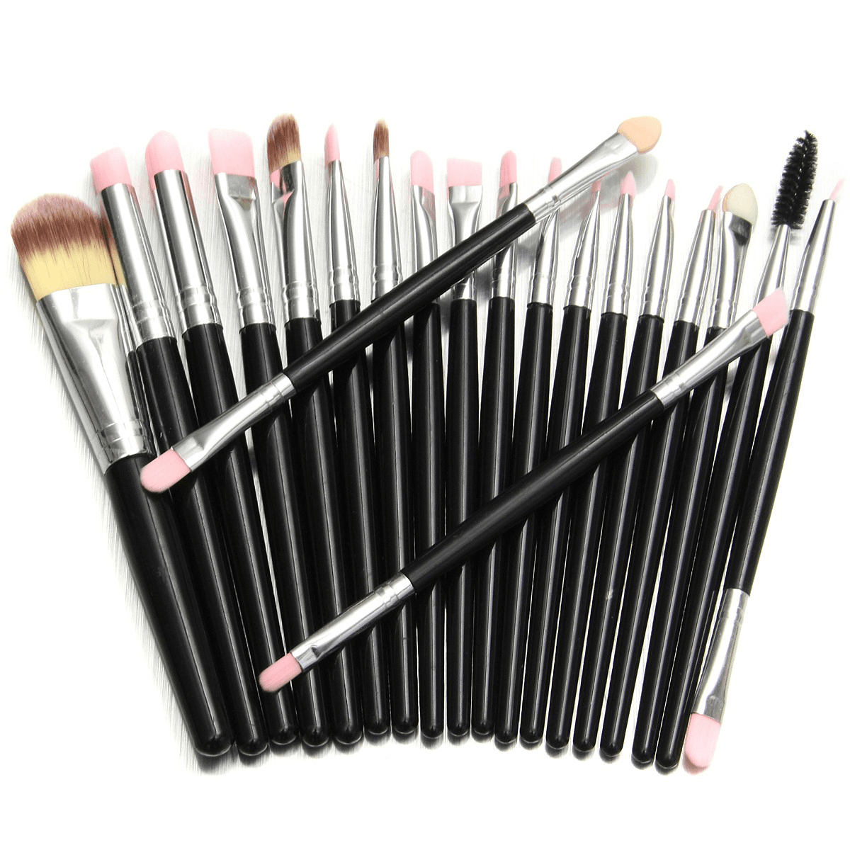 20Pcs Makeup Brushes Set Kit Blush Foundation Liquid Eyeshadow Eyeliner Comestic Powder