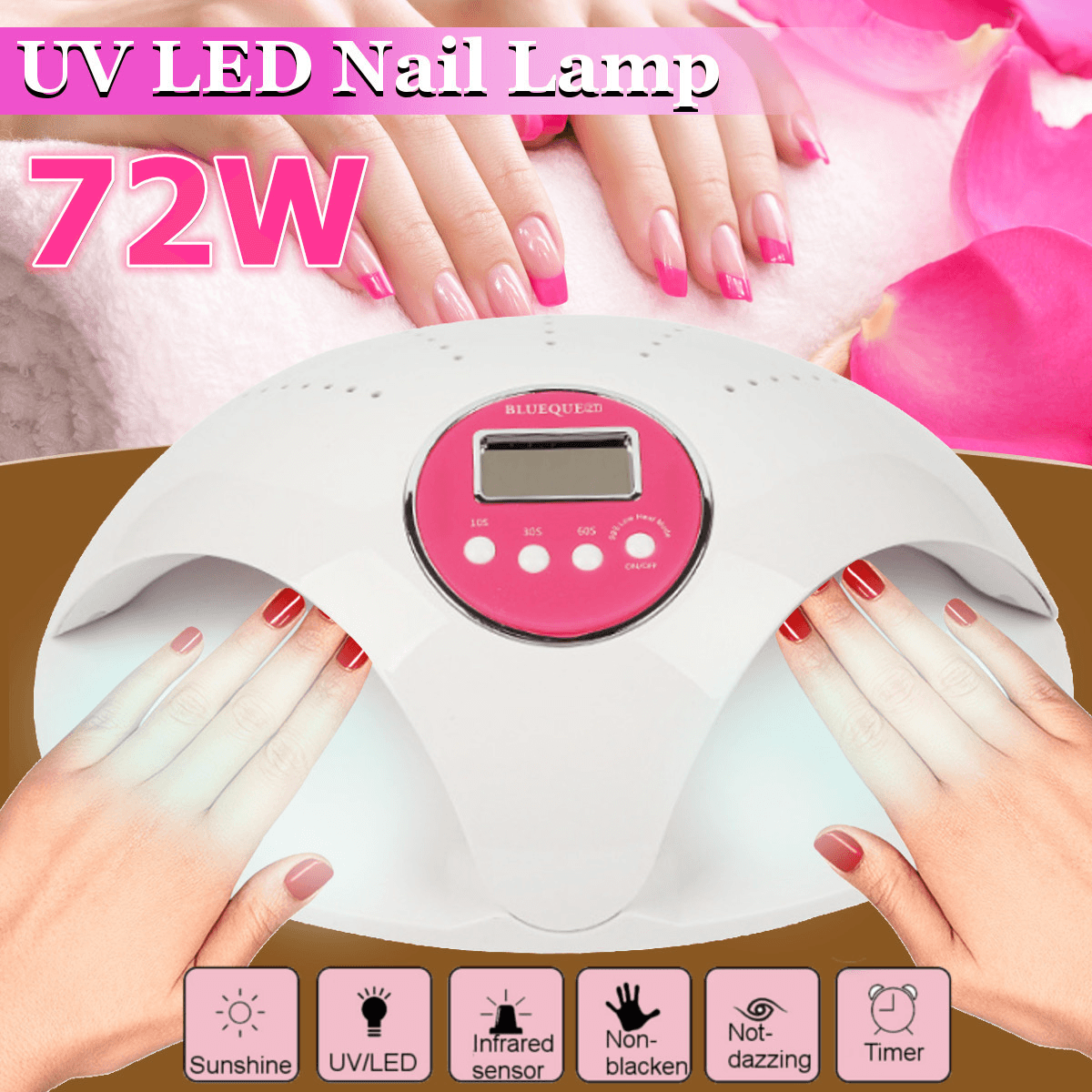 Timing Nail Polish Nail Dryer Machine Automatic Induction Led Nail Light