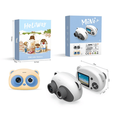 Heliway Cartoon Panda Digital Camera 1080P Normal Card Version Children Photograph Early Education Toys