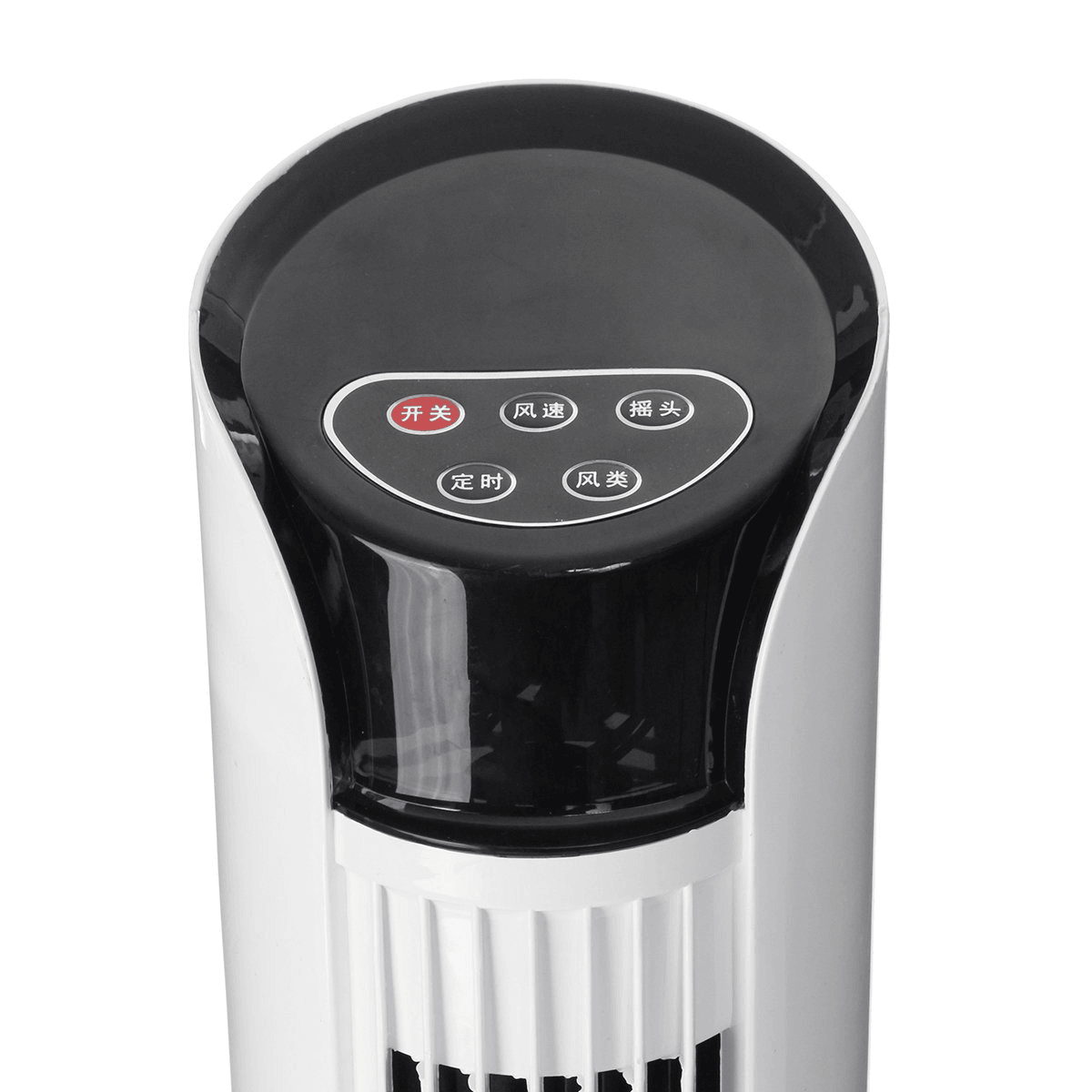 220V 40W Tower Type Three-Speed Bladeless Electric Cooling Fan 0.8M Remote Control for Home Room