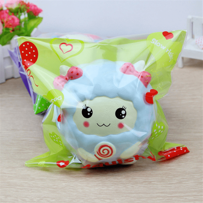 Squishy Sheep Lamb 12Cm Cute Slow Rising Original Packaging Random Face Collection Gift Decor Toy