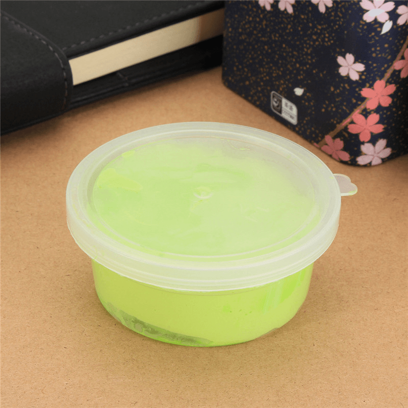 Fluffy Snow Mud Slime Colorful Color Random Kids Sludge Toy No Borax Stress Relief