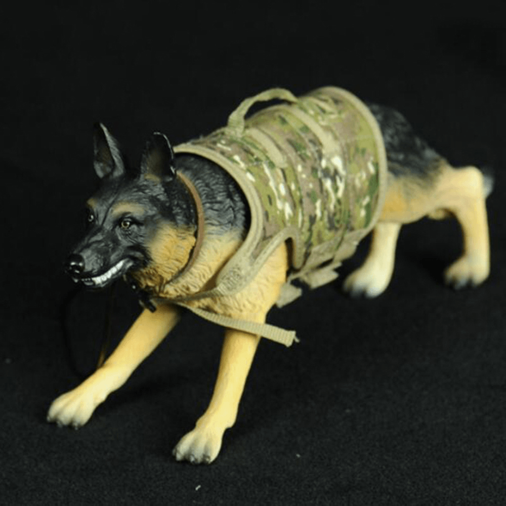 1/6 Scale Police Dog Action Figure Accessories Military Soldiers German Shepherd Toys Mini Animal Figures