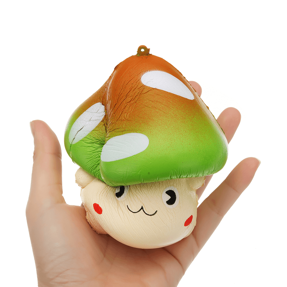 Yunxin Wave Point Large Mushroom Squishy 11*11CM Slow Rising with Packaging Collection Gift Soft Toy