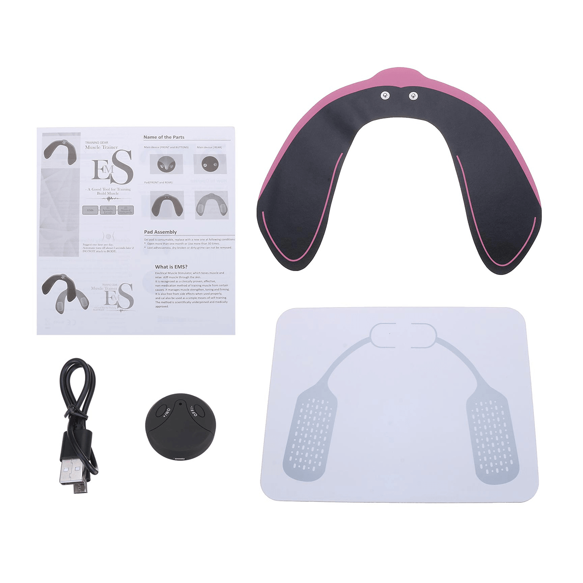 Butt Enhancer Bottom Muscle Toners Body Shaper Hip Integration EMS Hip Trainer USB Rechargeable Lifting Hip Workout Machine