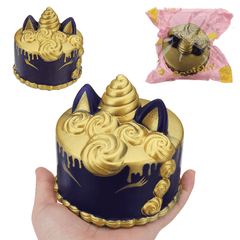 Einhorn-Kuchen-Squishy, ​​11 x 10 x cm, langsam aufsteigend, mit Verpackung, Sammlung, Geschenk-Stofftier