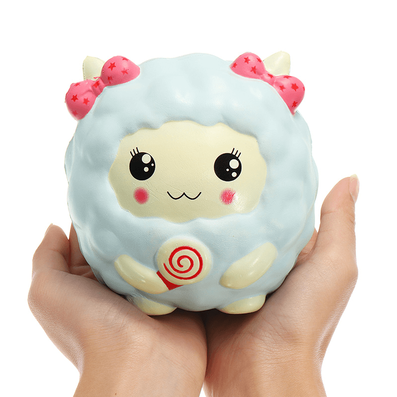 Squishy Sheep Lamb 12Cm Cute Slow Rising Original Packaging Random Face Collection Gift Decor Toy