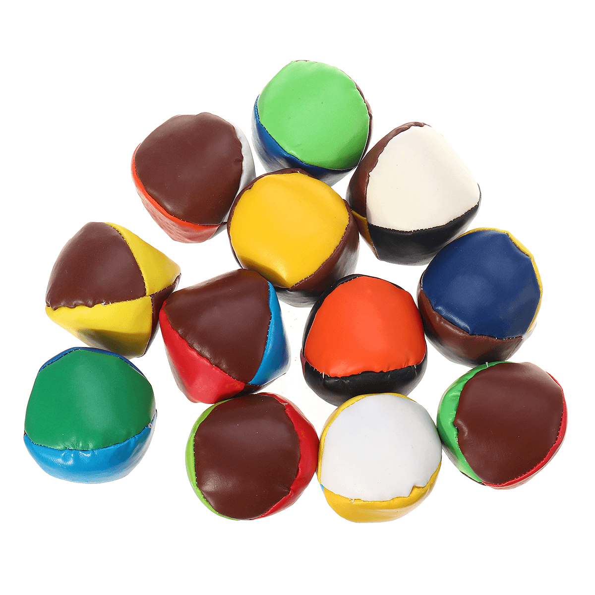 12Pcs PU Sand Bag Ball Sacks Play Sandbags Summer Pool Game Exercising Kids Adults